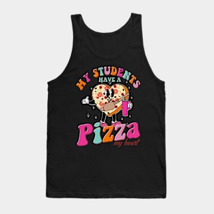 My Students Have A Pizza-My-Heart Valentines Day Teacher Tank Top